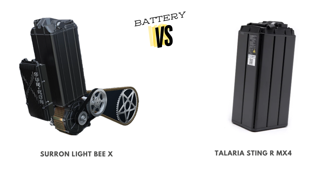 battery compare -surron x vs talaria m4